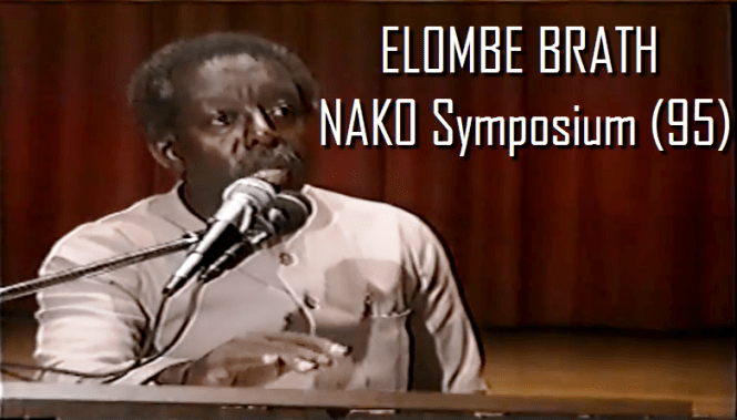 ELOMBE BRATH - NAKO Symposium
